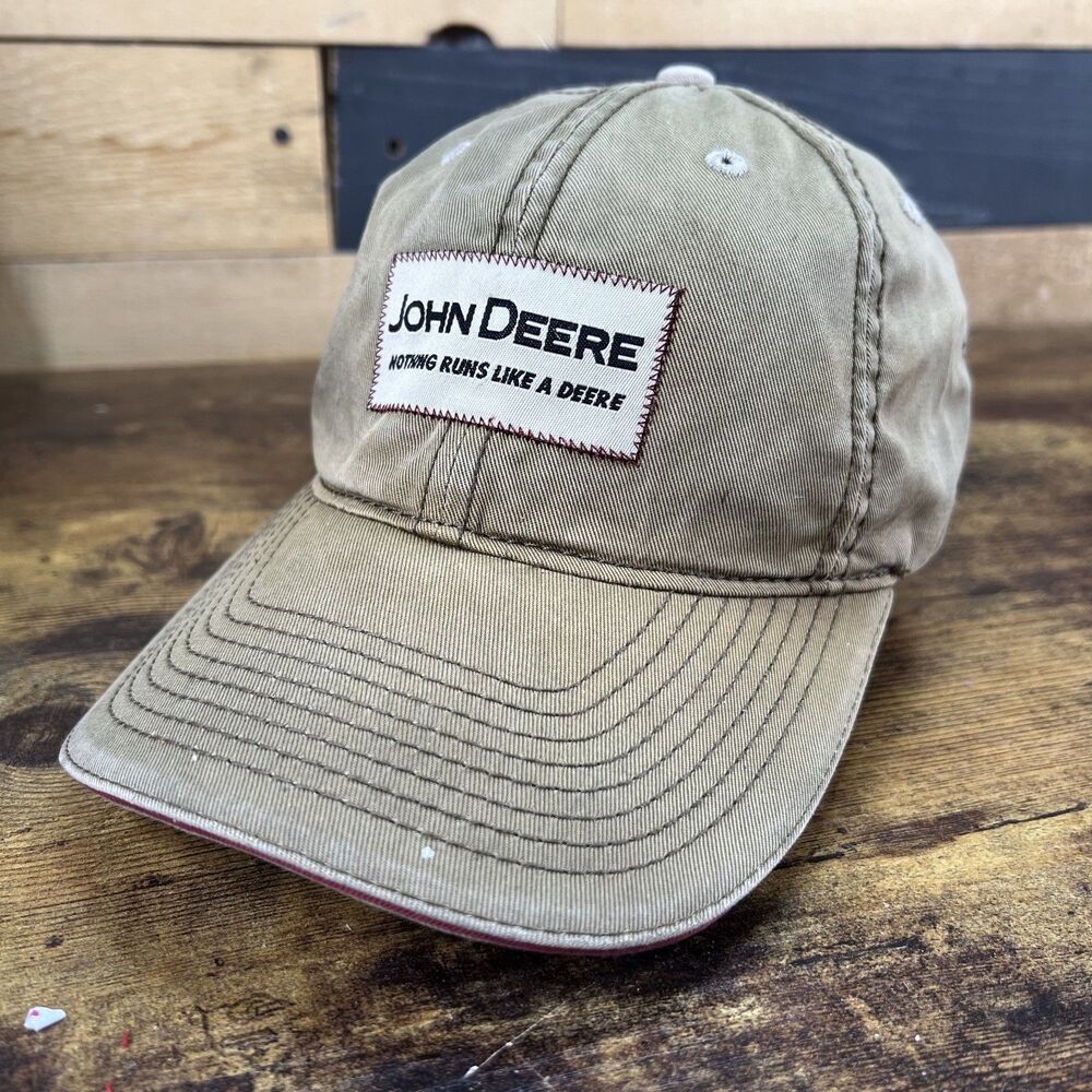John Deere Patch Farmer Distressed Hat